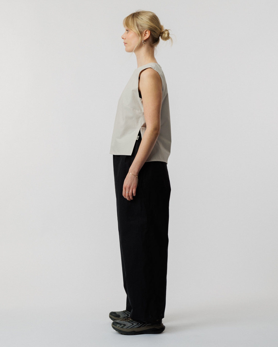 Aimee Tie Top - Stone