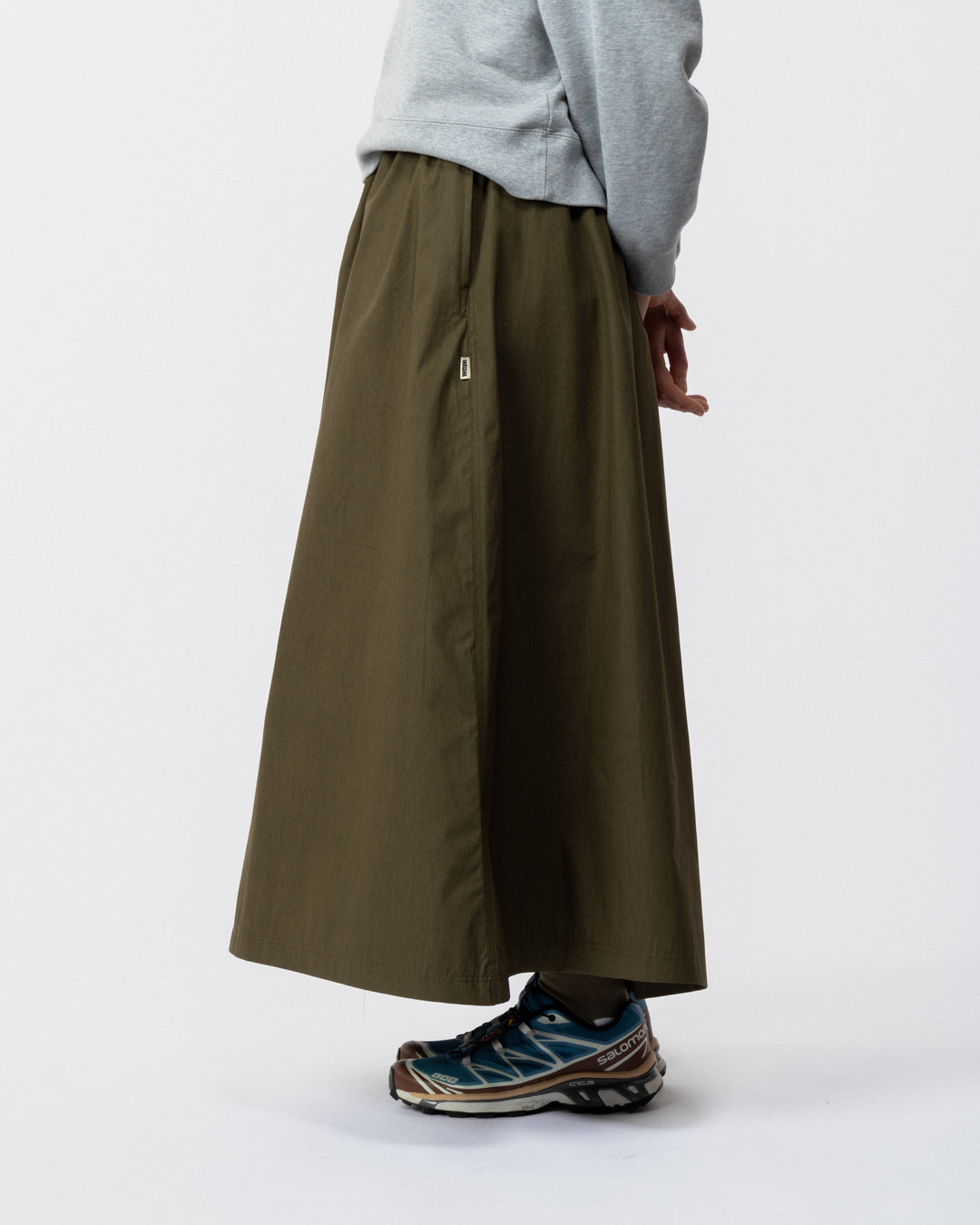 Ayla Poplin Skirt - Khaki