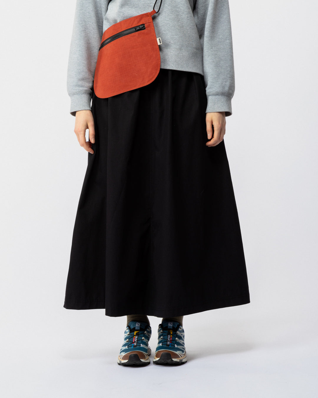 Ayla Poplin Skirt - Black