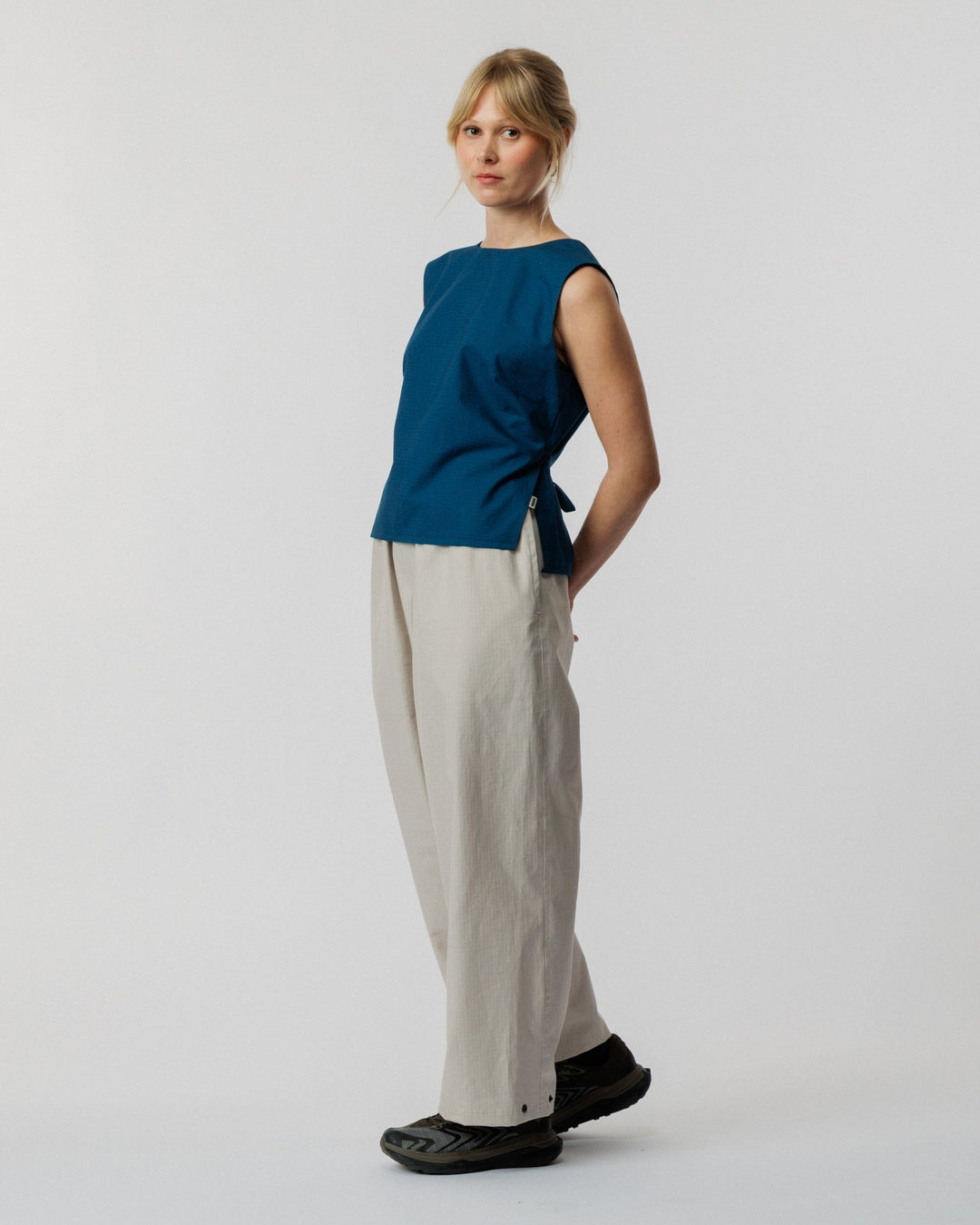 Aimee Tie Top - Marine