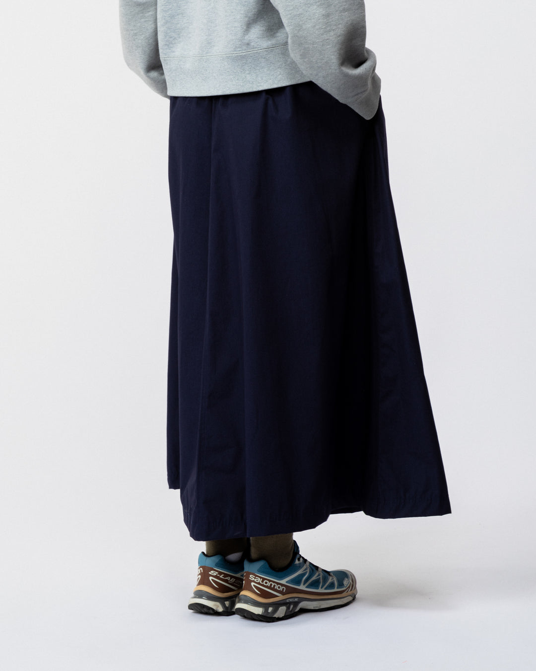 Ayla Poplin Skirt - Indigo Blue