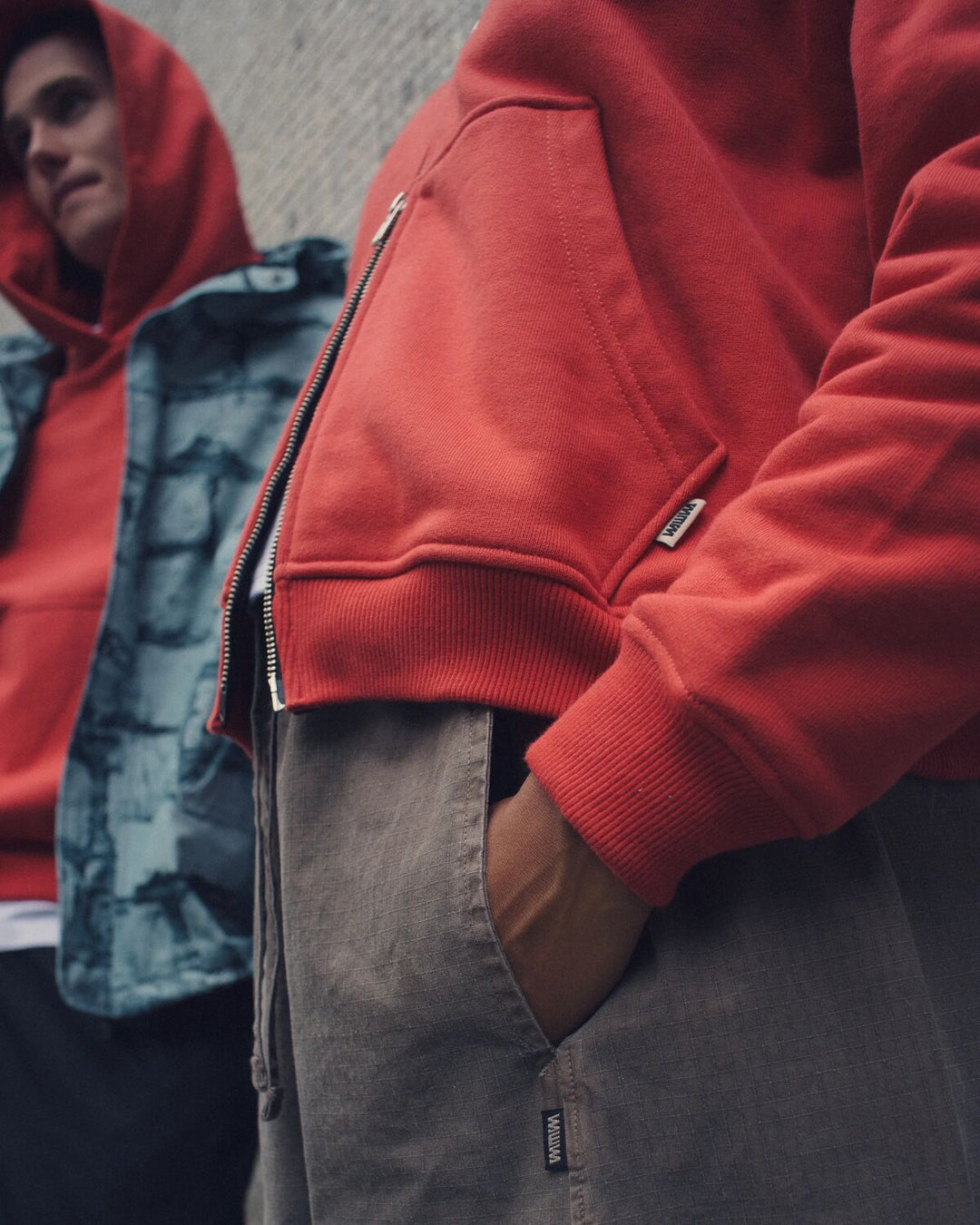 520 Two-Way Zip Hoody - Signal Red