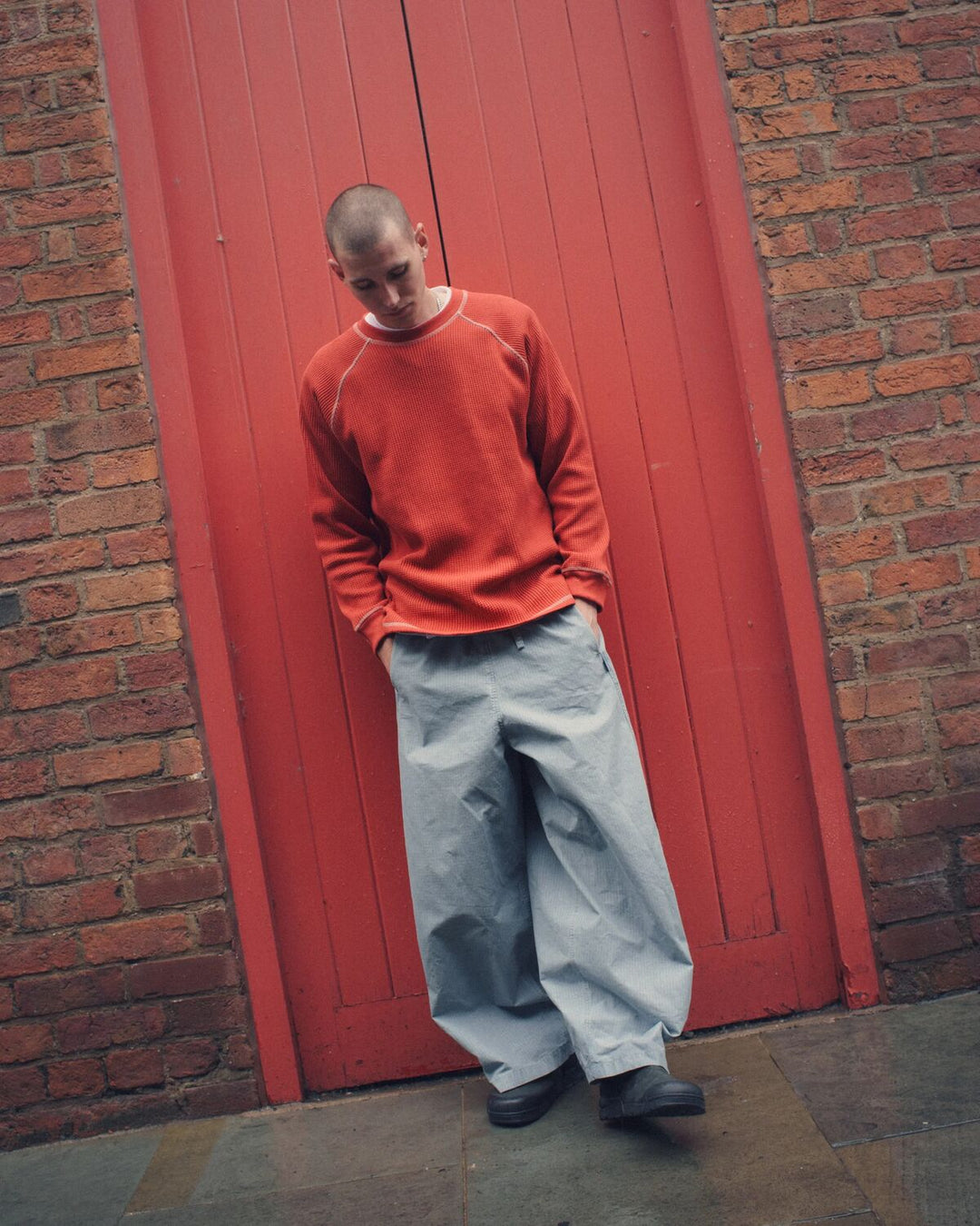 Garment Dyed Atlas Pants - Powder Blue