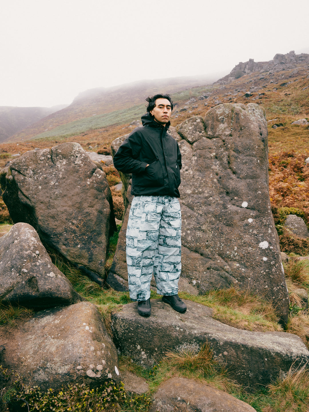 Water Resistant Atlas Pants - Blue Brick Camo