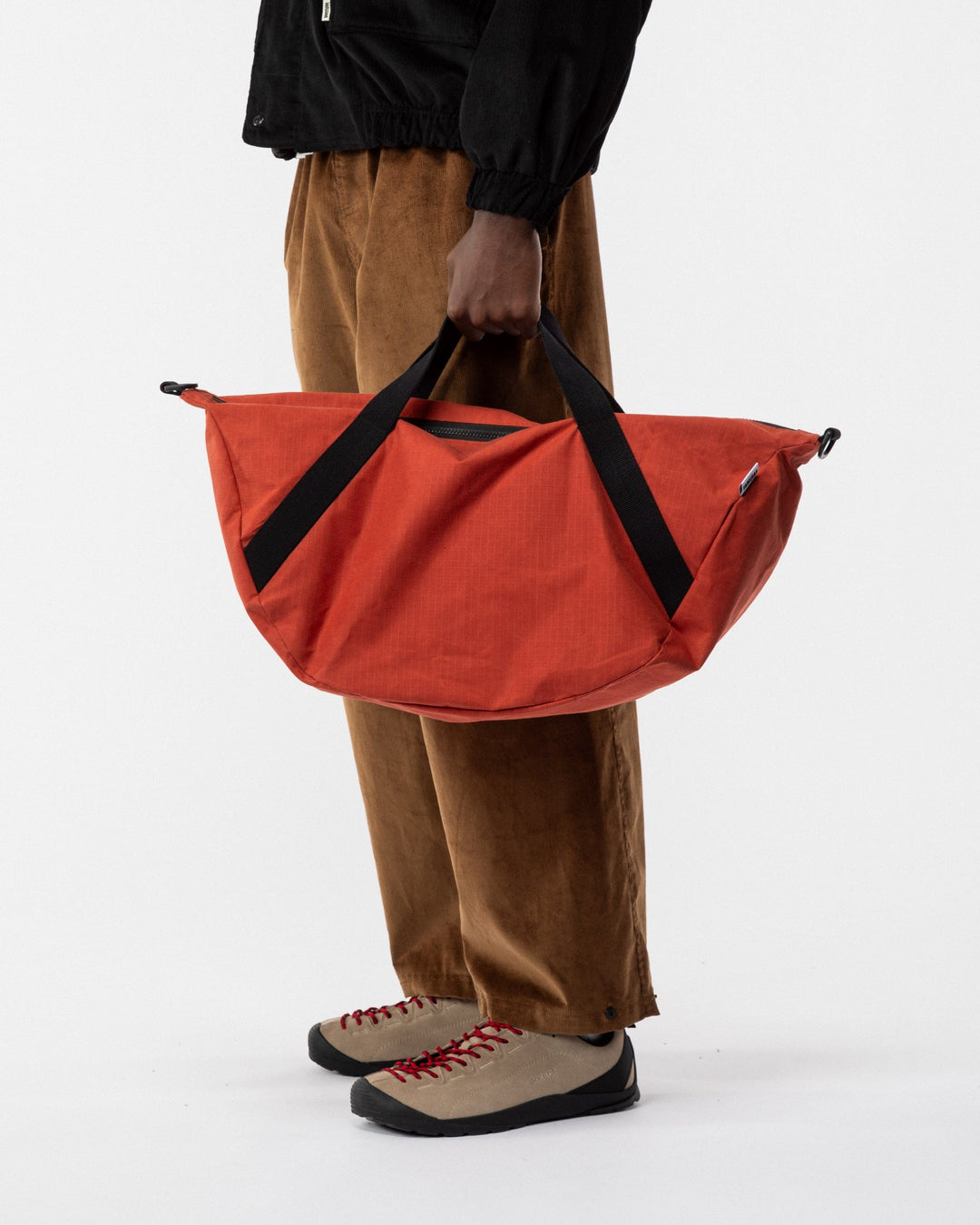 Water Resistant Duffle Bag - Biscuit Orange