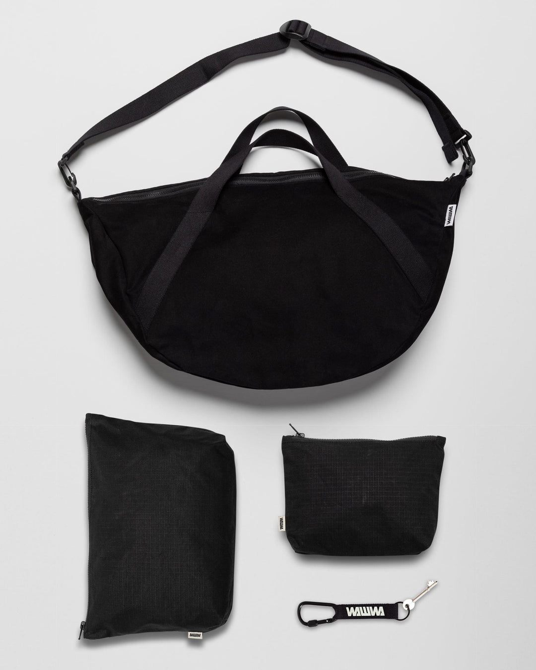 Duffle Bag Travel Set - Black