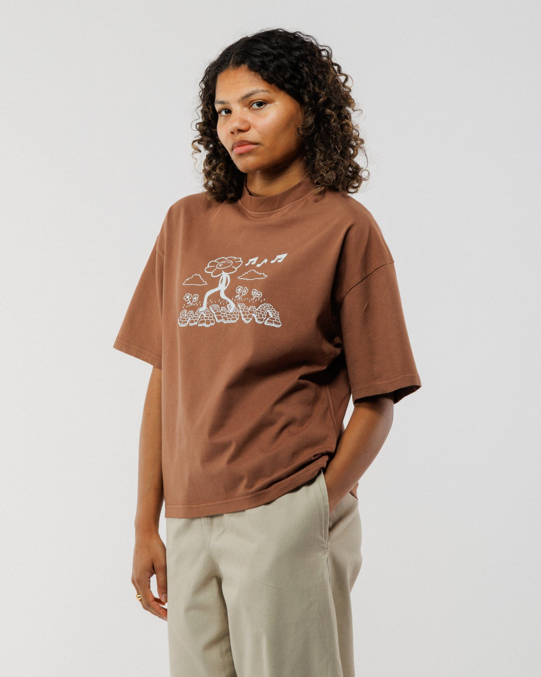 Whistling Box T-Shirt - Brown