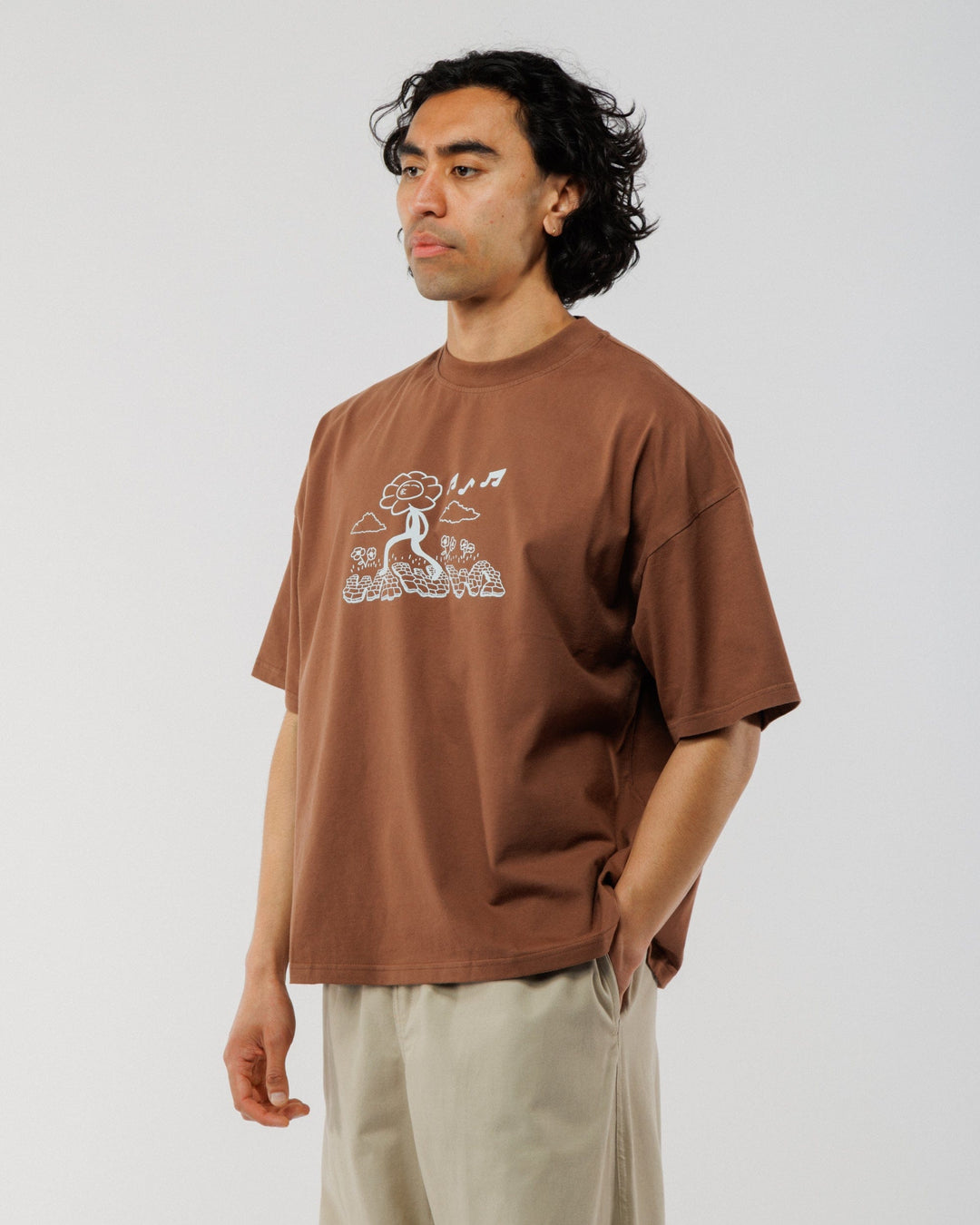 Whistling Box T-Shirt - Brown
