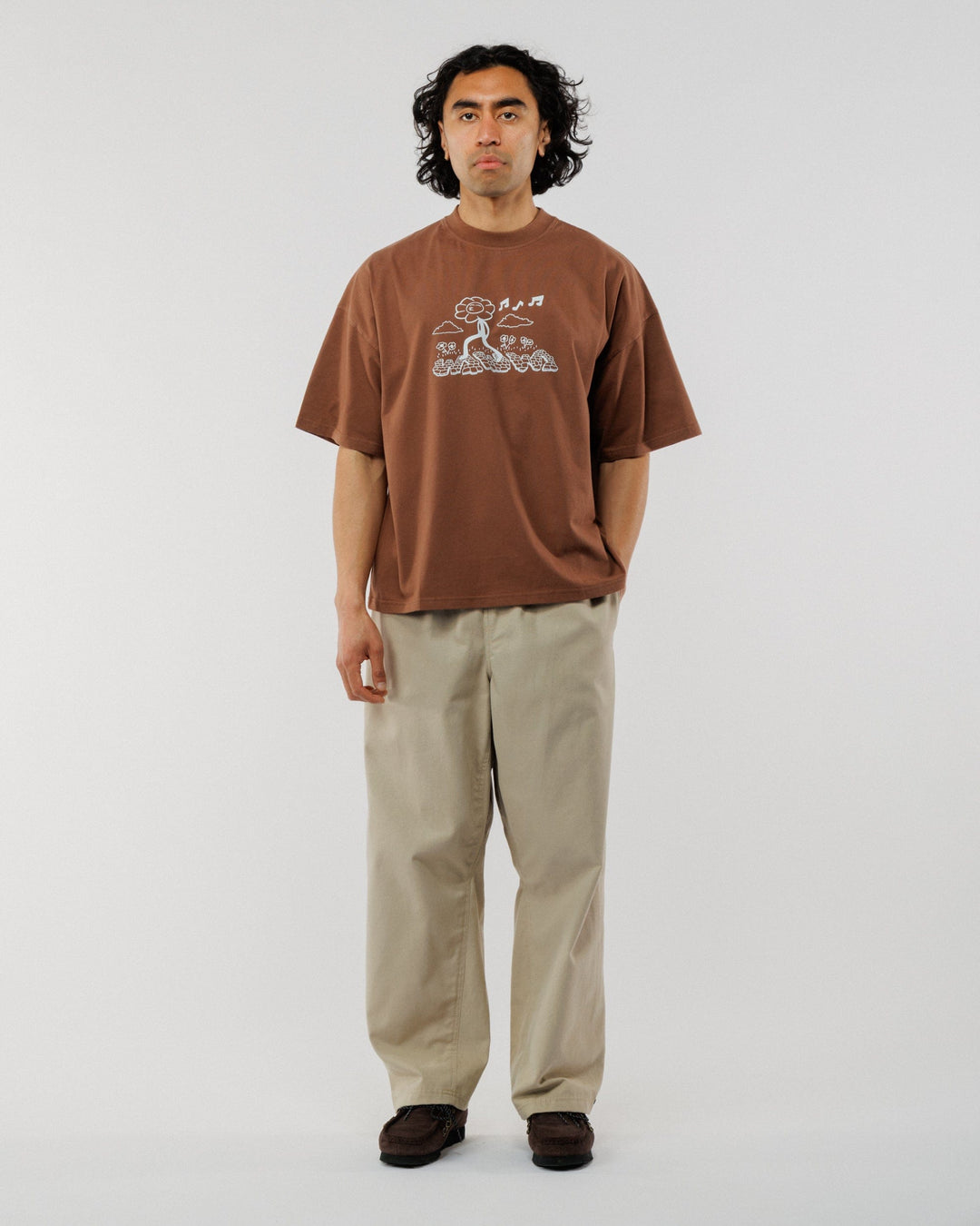 Whistling Box T-Shirt - Brown
