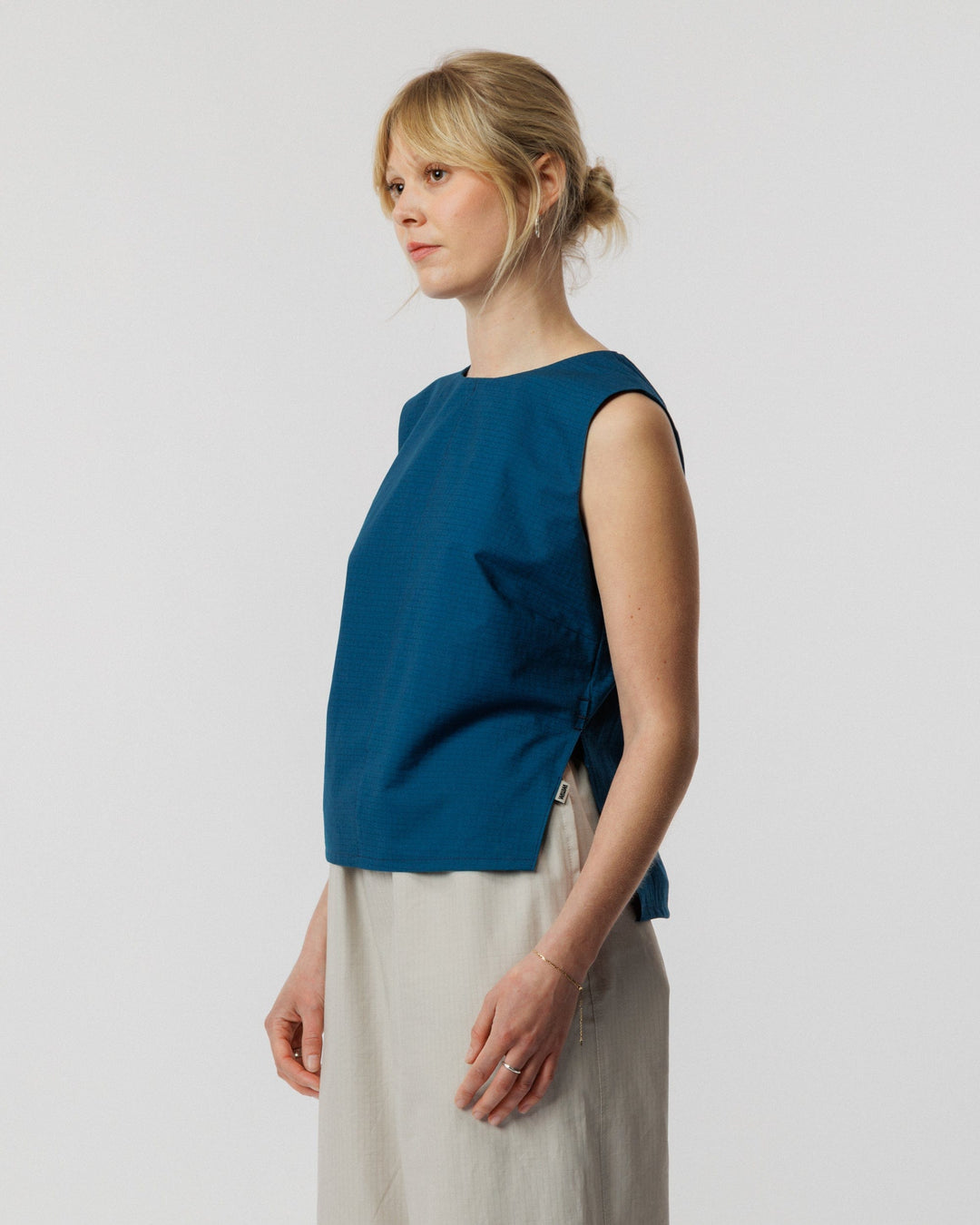 Aimee Tie Top - Marine