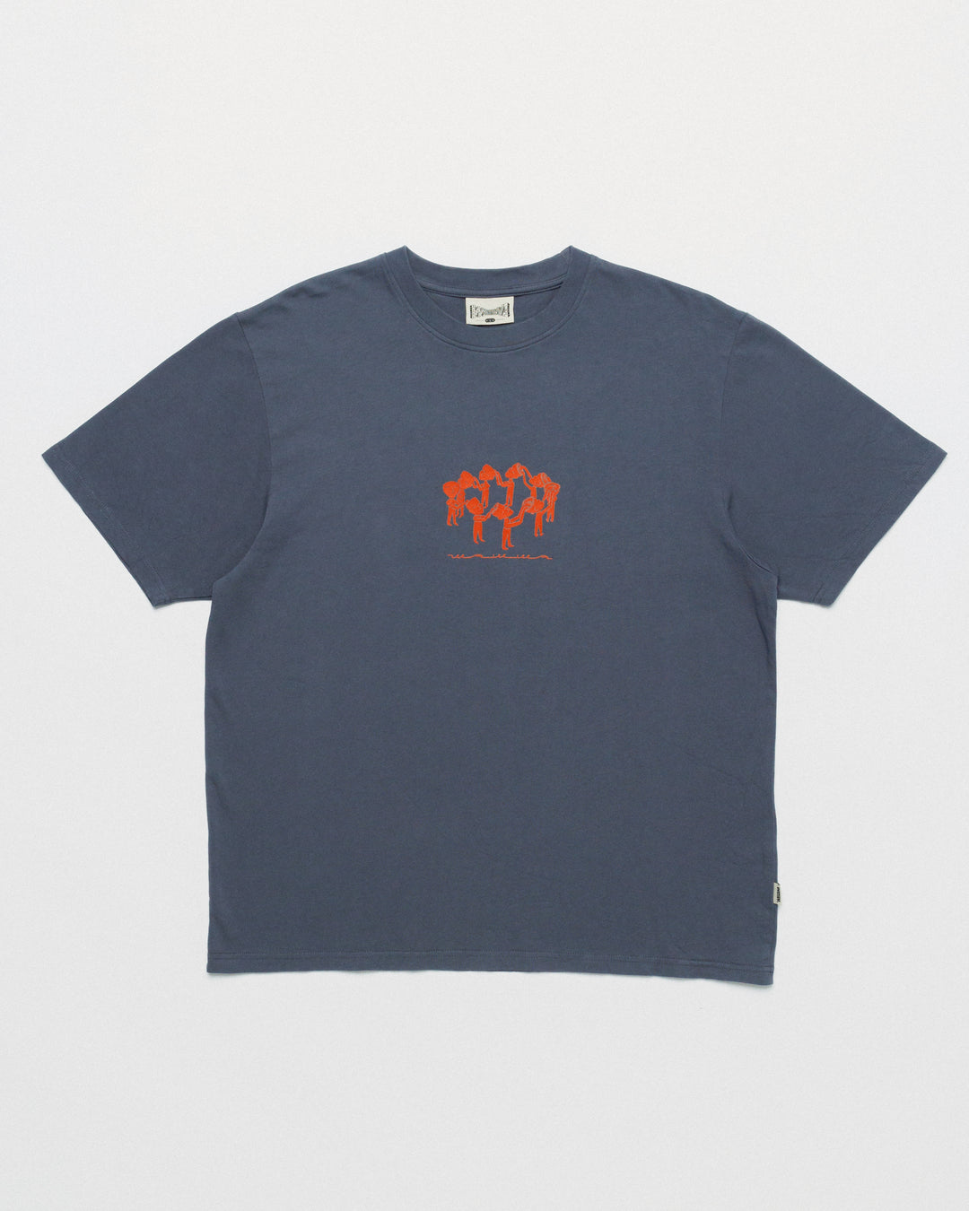 Linear Notion T-Shirt - Washed Blue