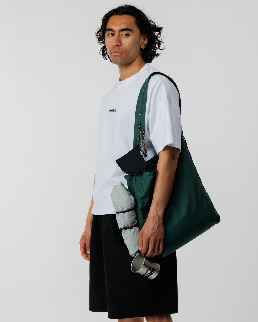Ripstop Bar Tack Tote Bag - Pine