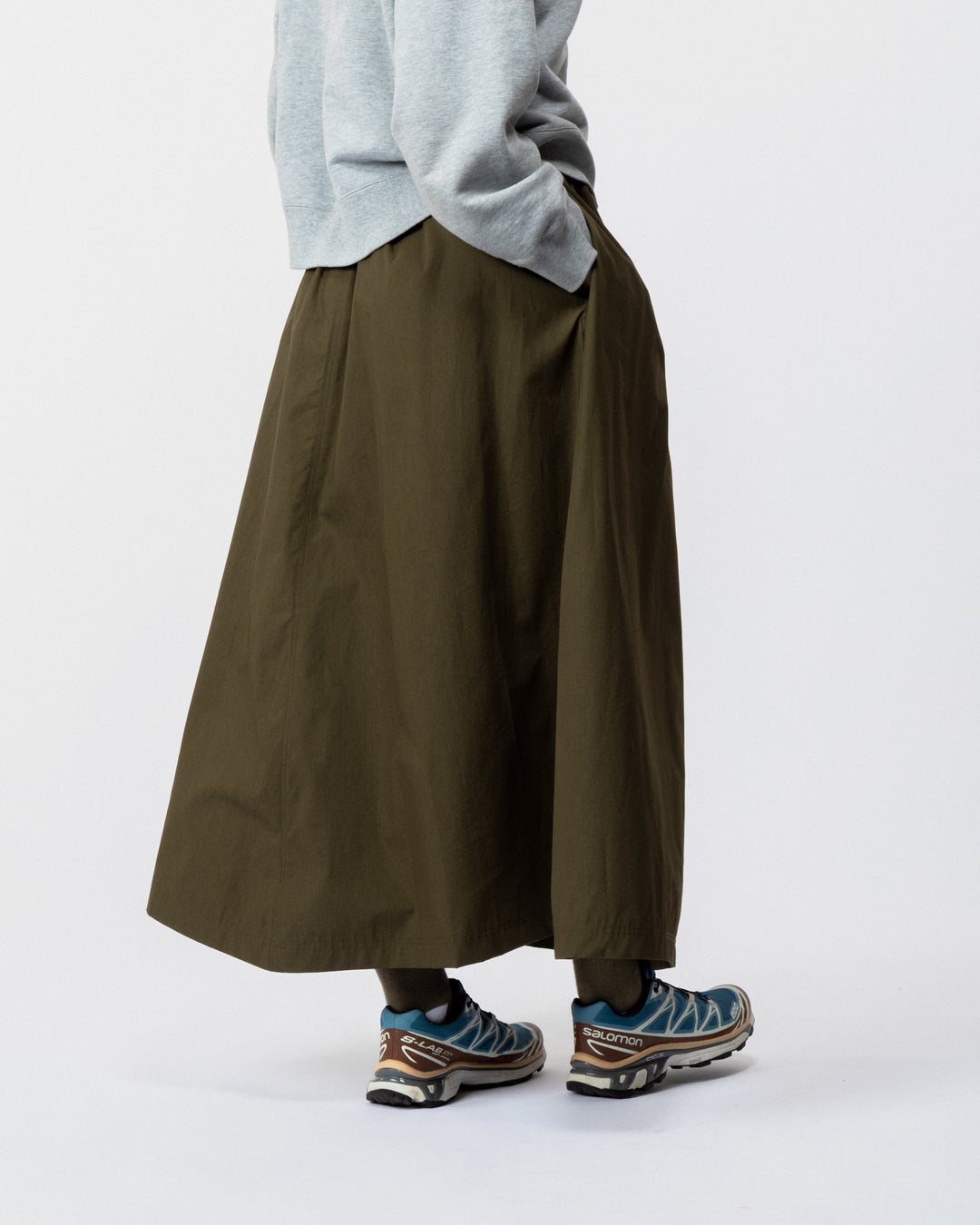 Ayla Poplin Skirt - Khaki