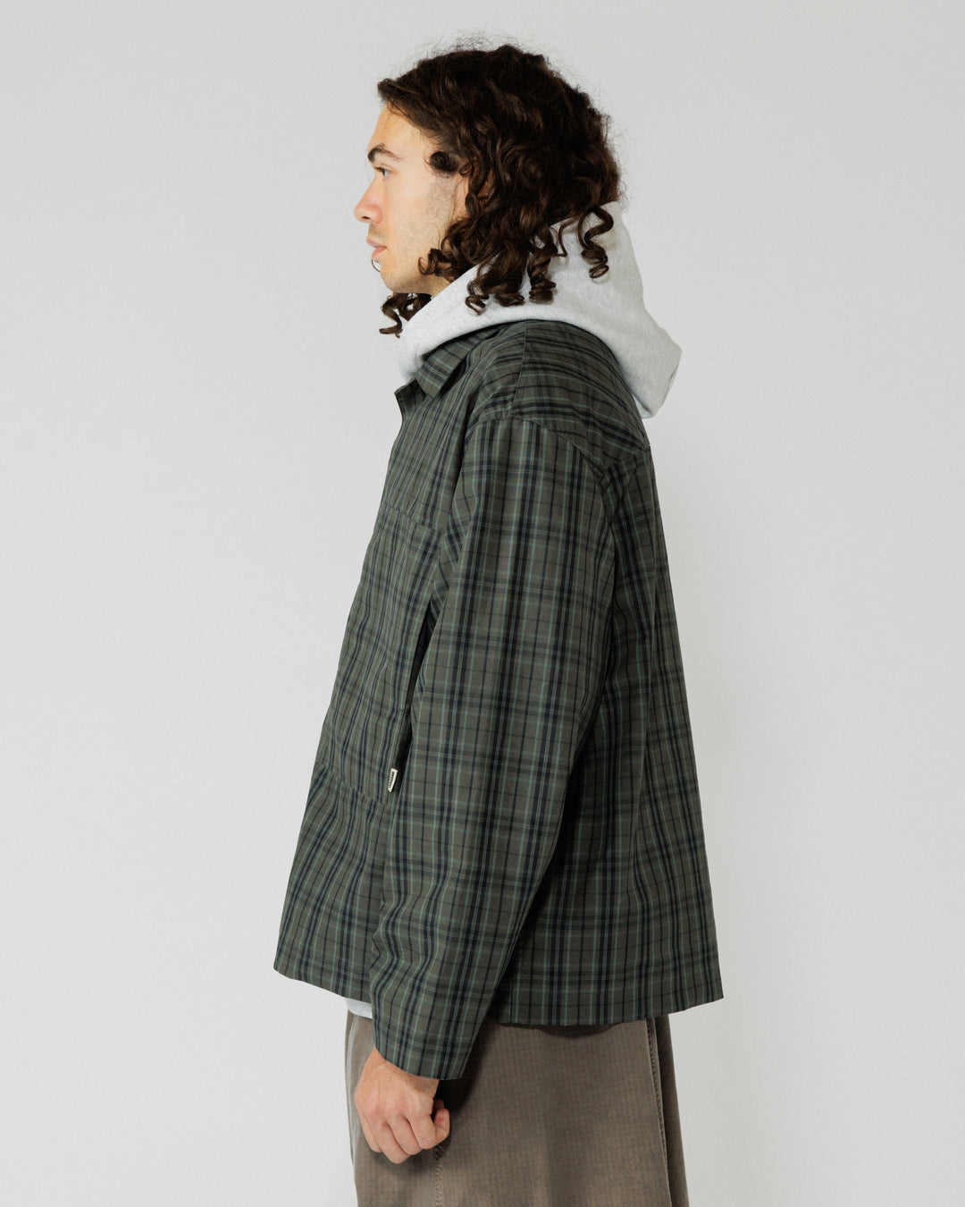 Nell Overshirt - Charcoal Check