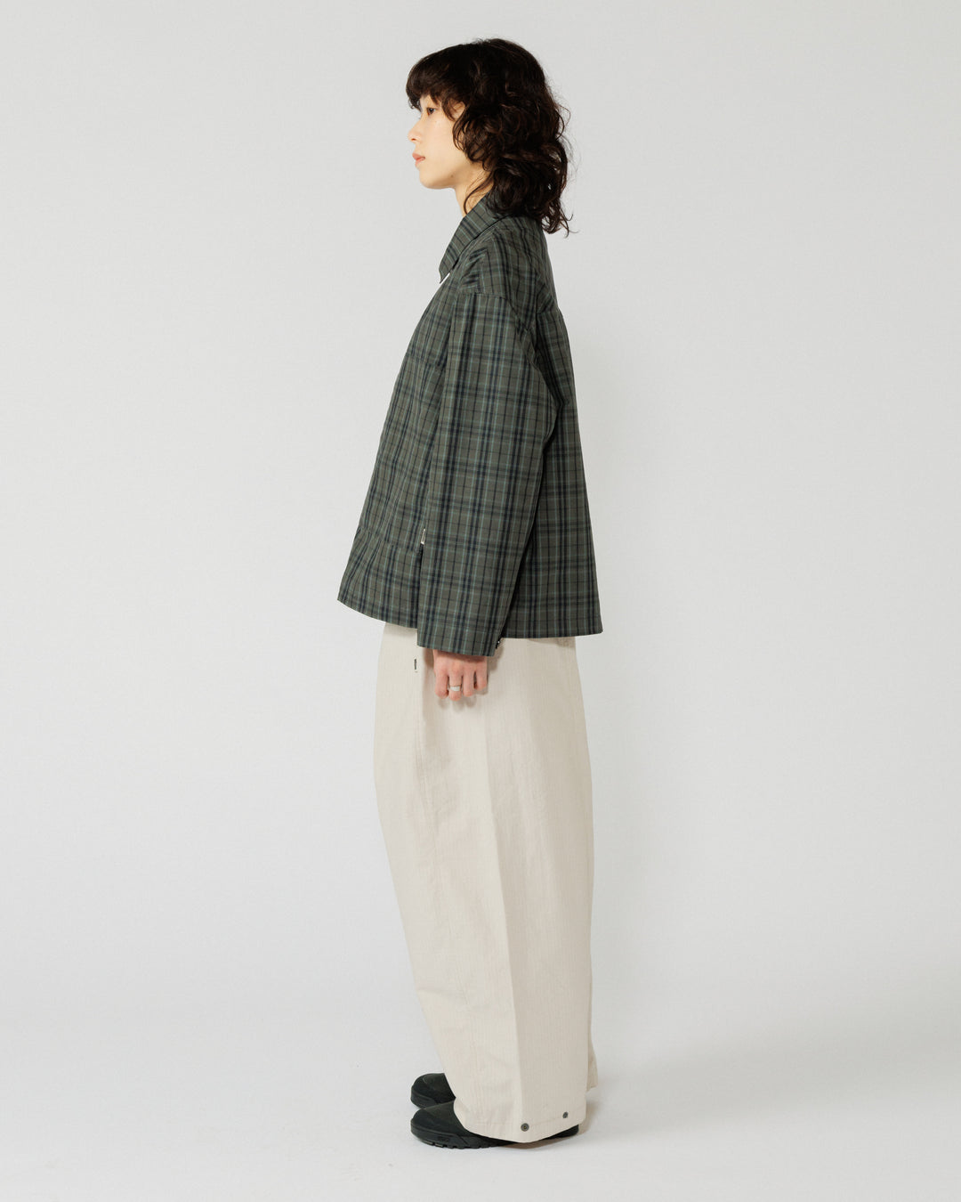 Nell Overshirt - Charcoal Check