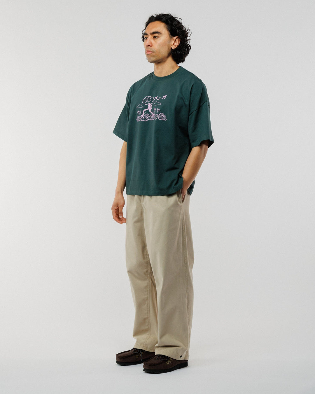 Whistling Box T-Shirt - Forest Green