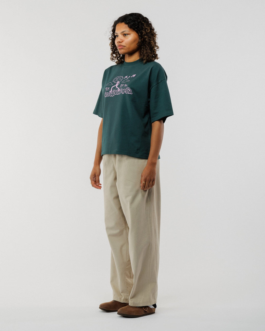 Whistling Box T-Shirt - Forest Green