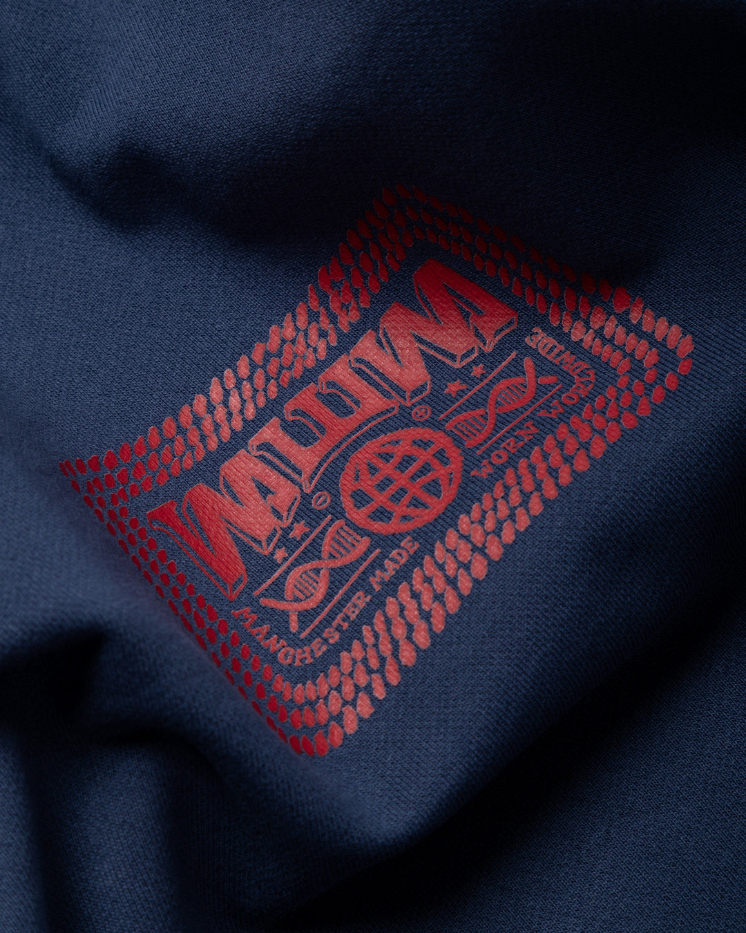 Strand Graphic Hoody - Navy