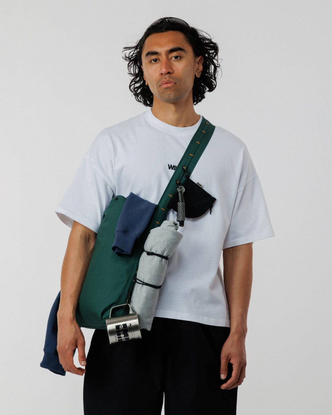 Ripstop Bar Tack Tote Bag - Pine