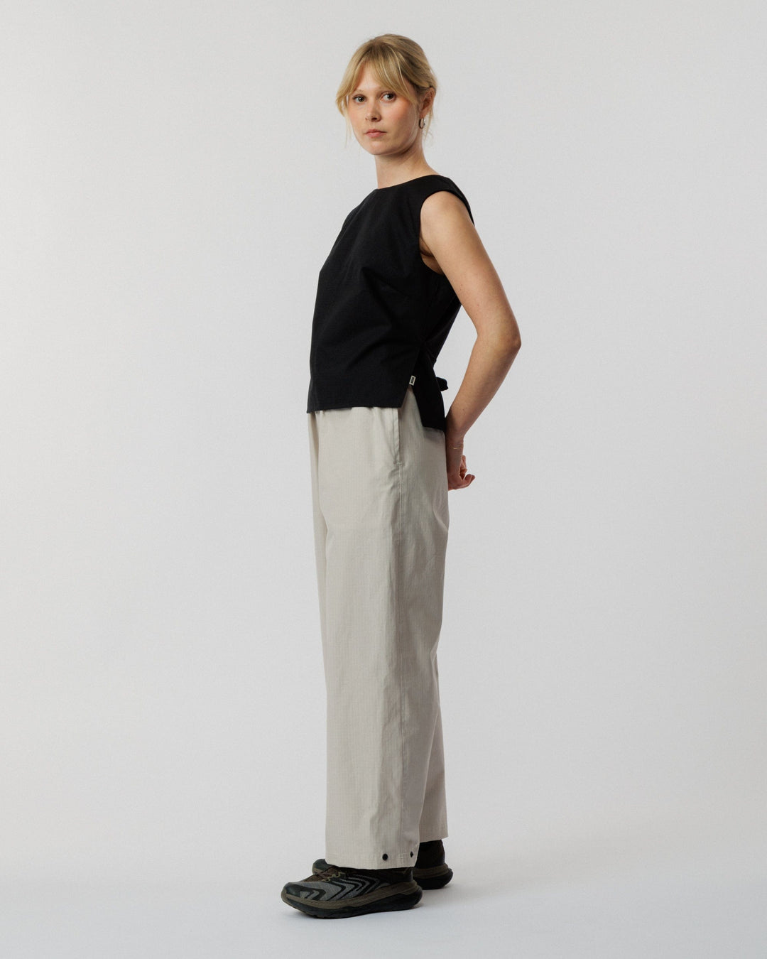 Aimee Tie Top - Black