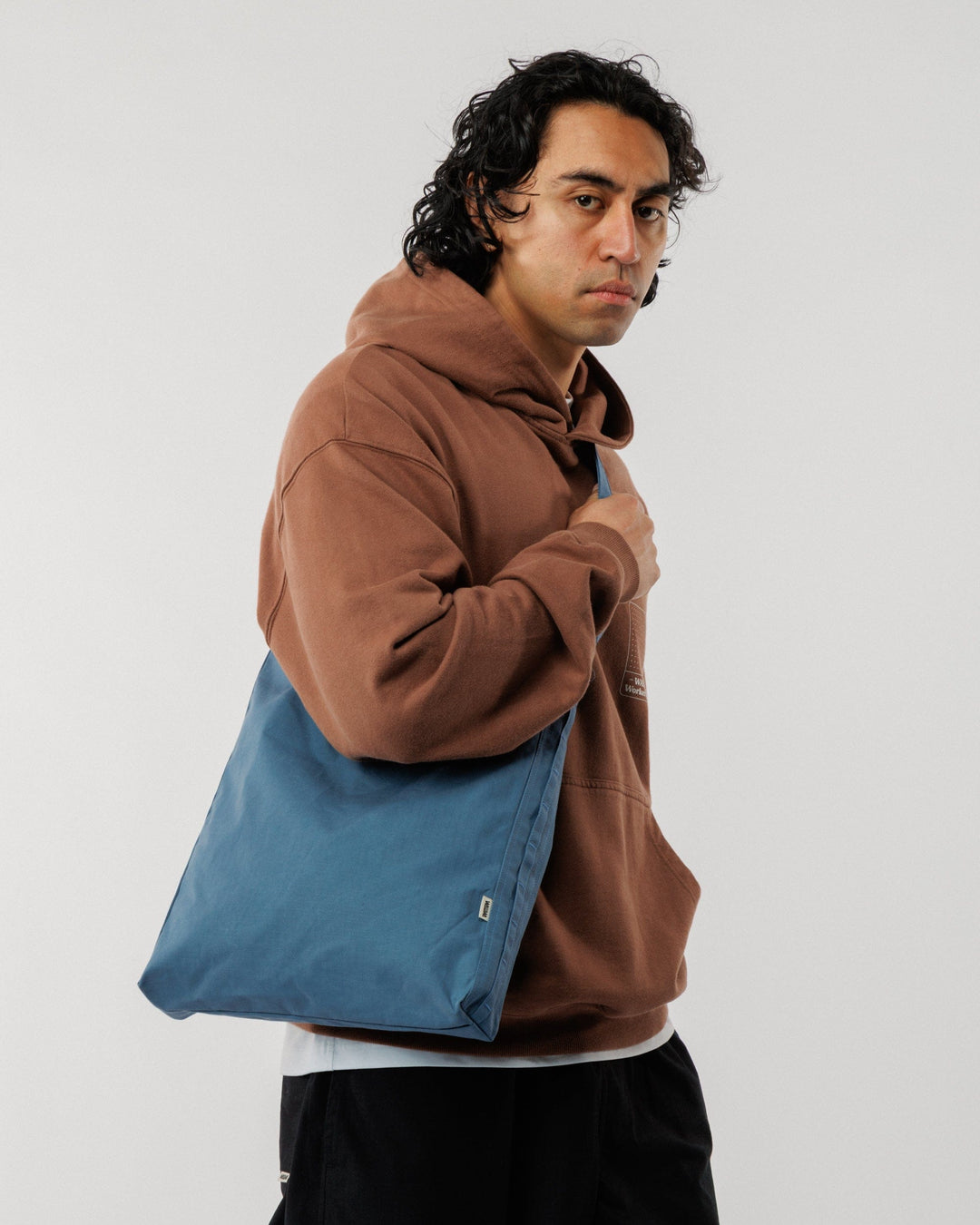 Water Resistant Bar Tack Tote - Slate