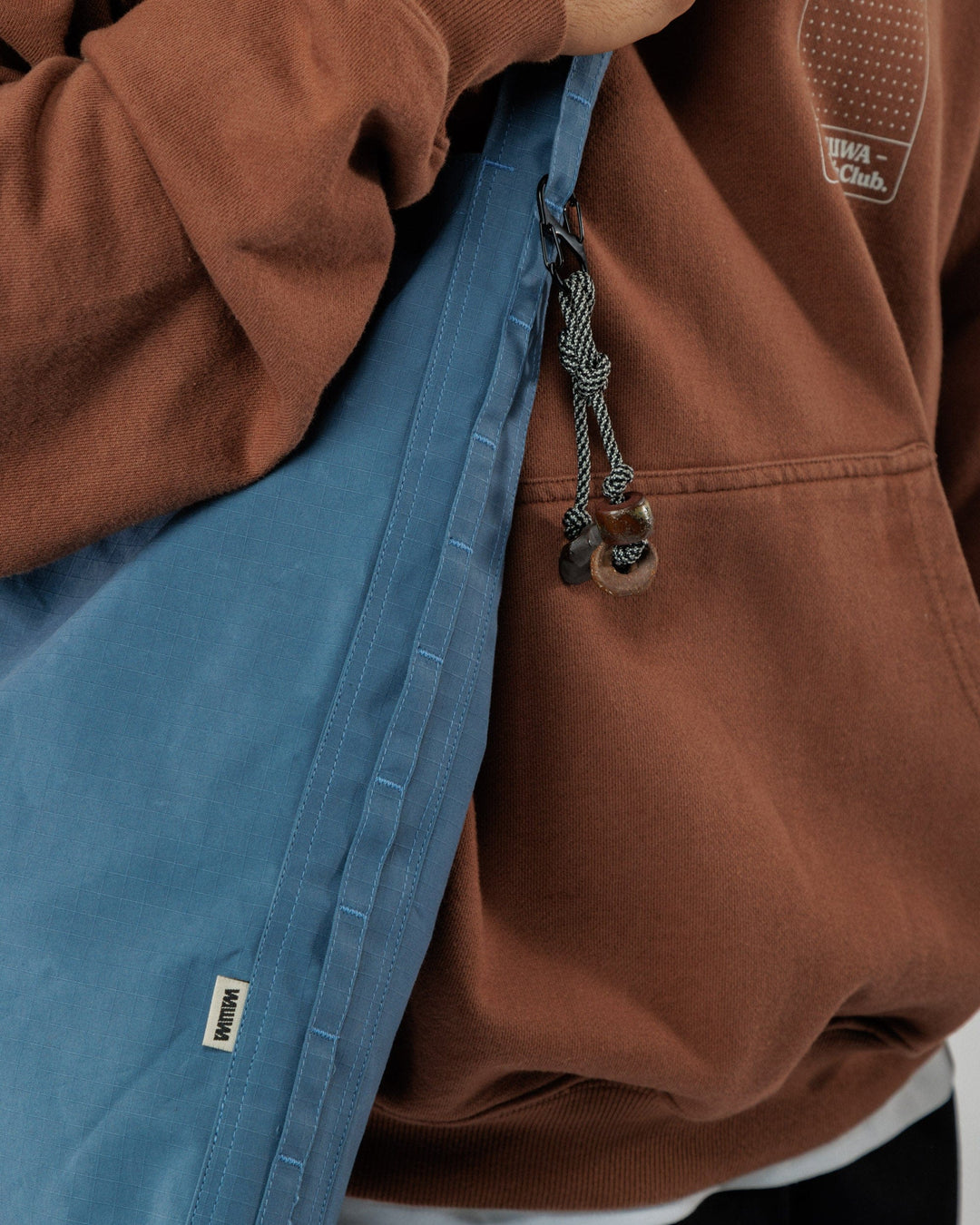 Water Resistant Bar Tack Tote - Slate