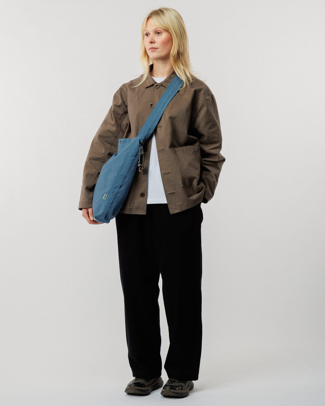 Water Resistant Bar Tack Tote - Slate