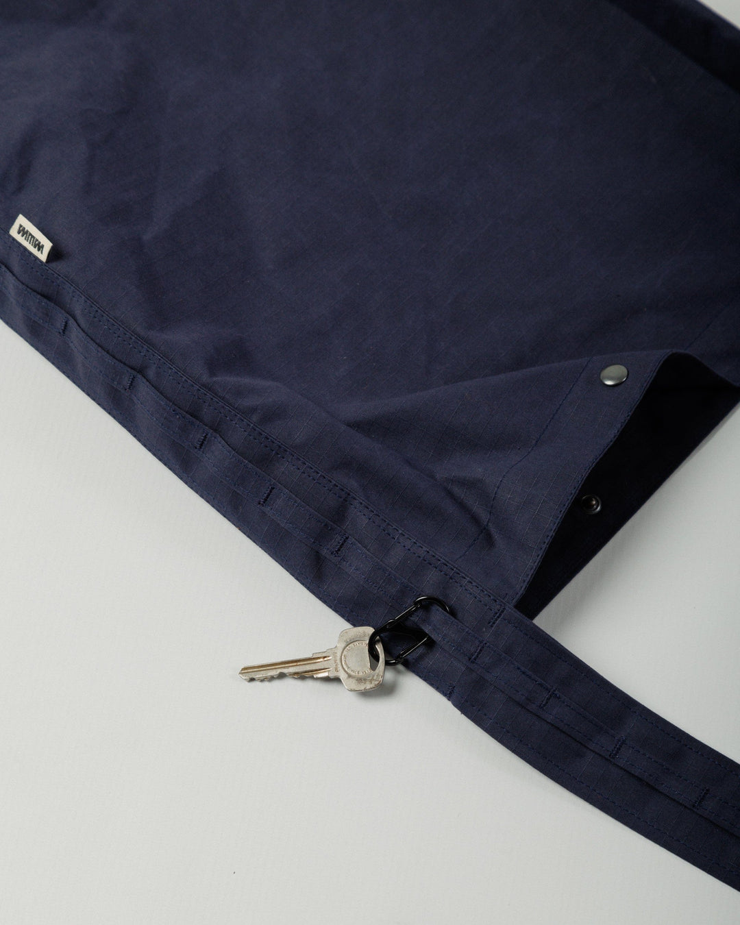 Water Resistant Bar Tack Tote - Petrol