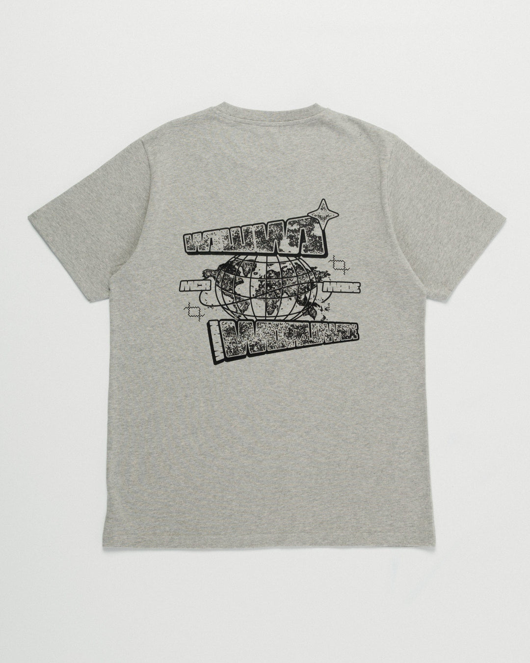 Worldwide T-Shirt - Grey Marl