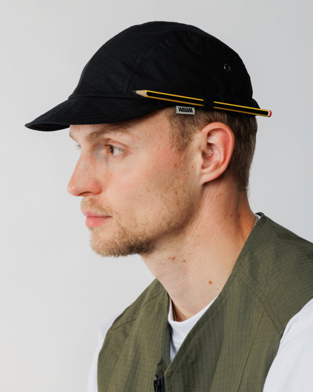 Moleskin Lined Oak Cap - Black