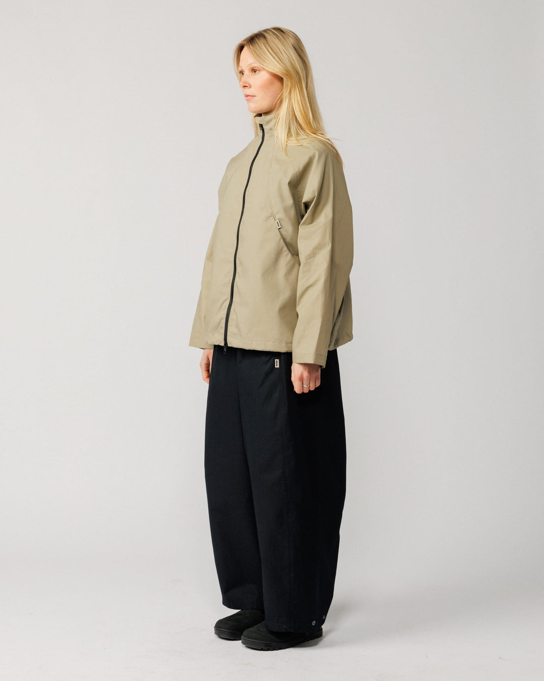 Phil Track Jacket - Stone