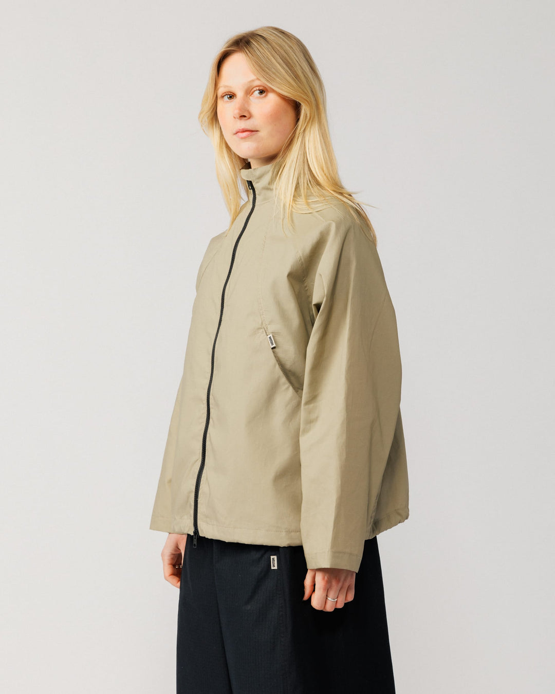 Phil Track Jacket - Stone