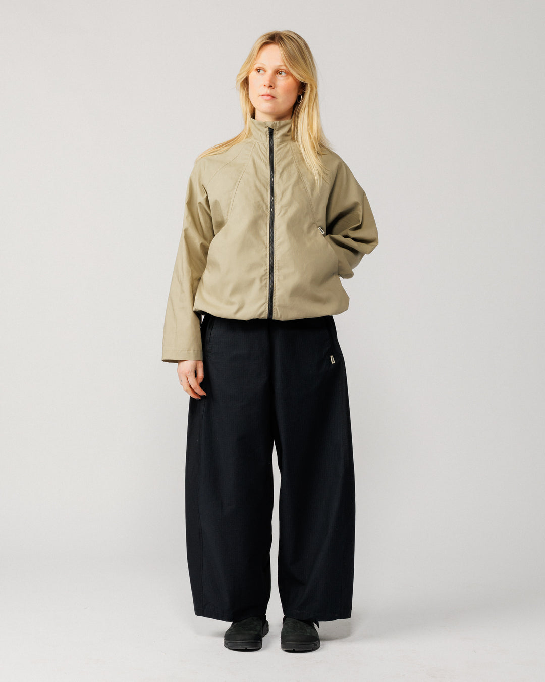 Phil Track Jacket - Stone