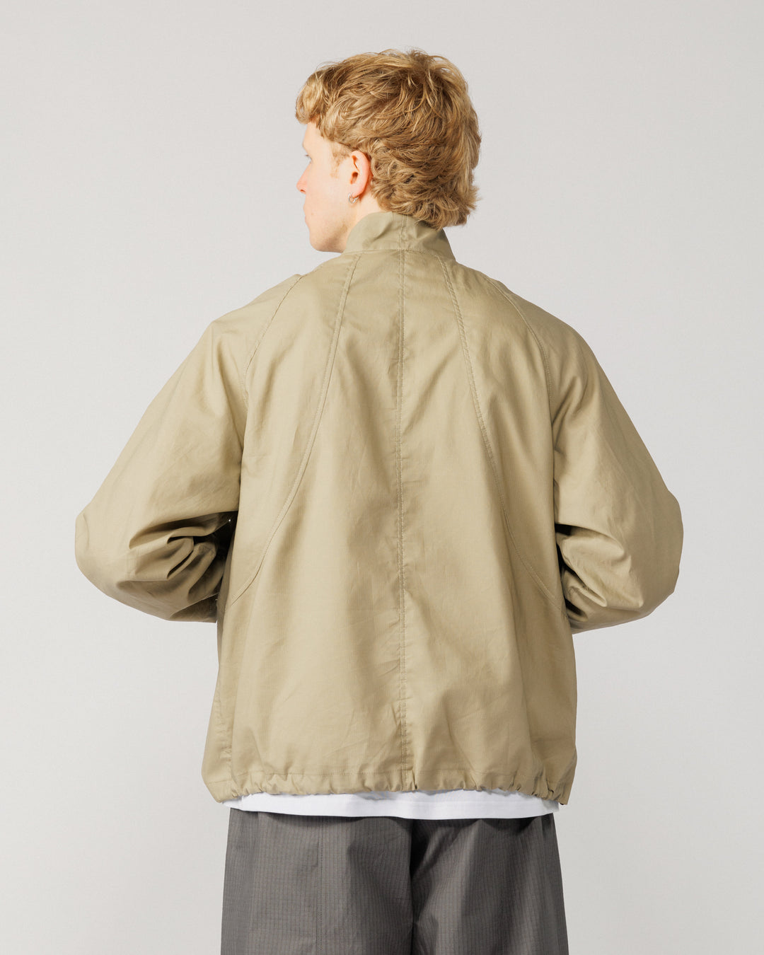 Phil Track Jacket - Stone