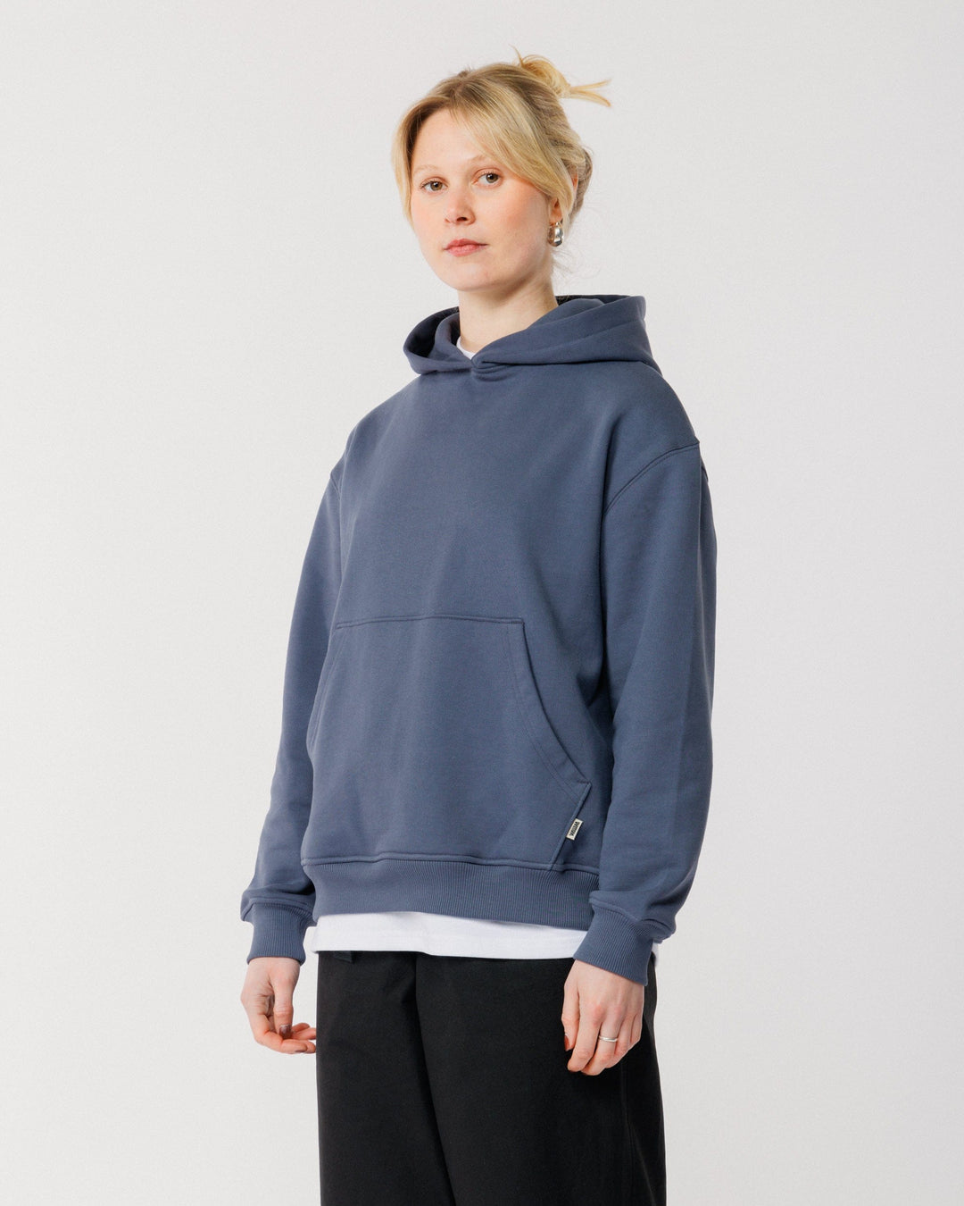 520 Organic Hoody - Washed Blue