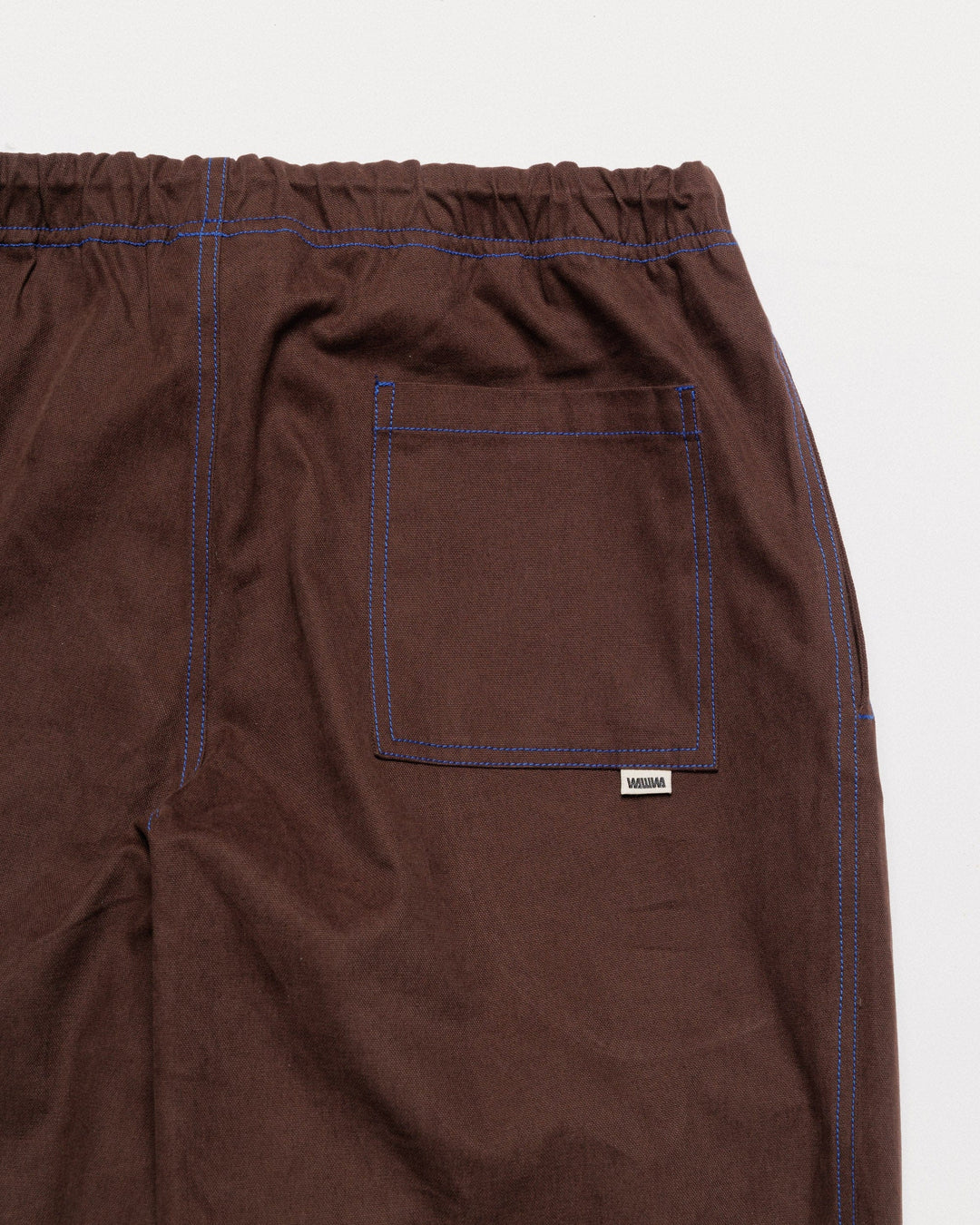 Zama Pant - Brown/Cobalt Contrast