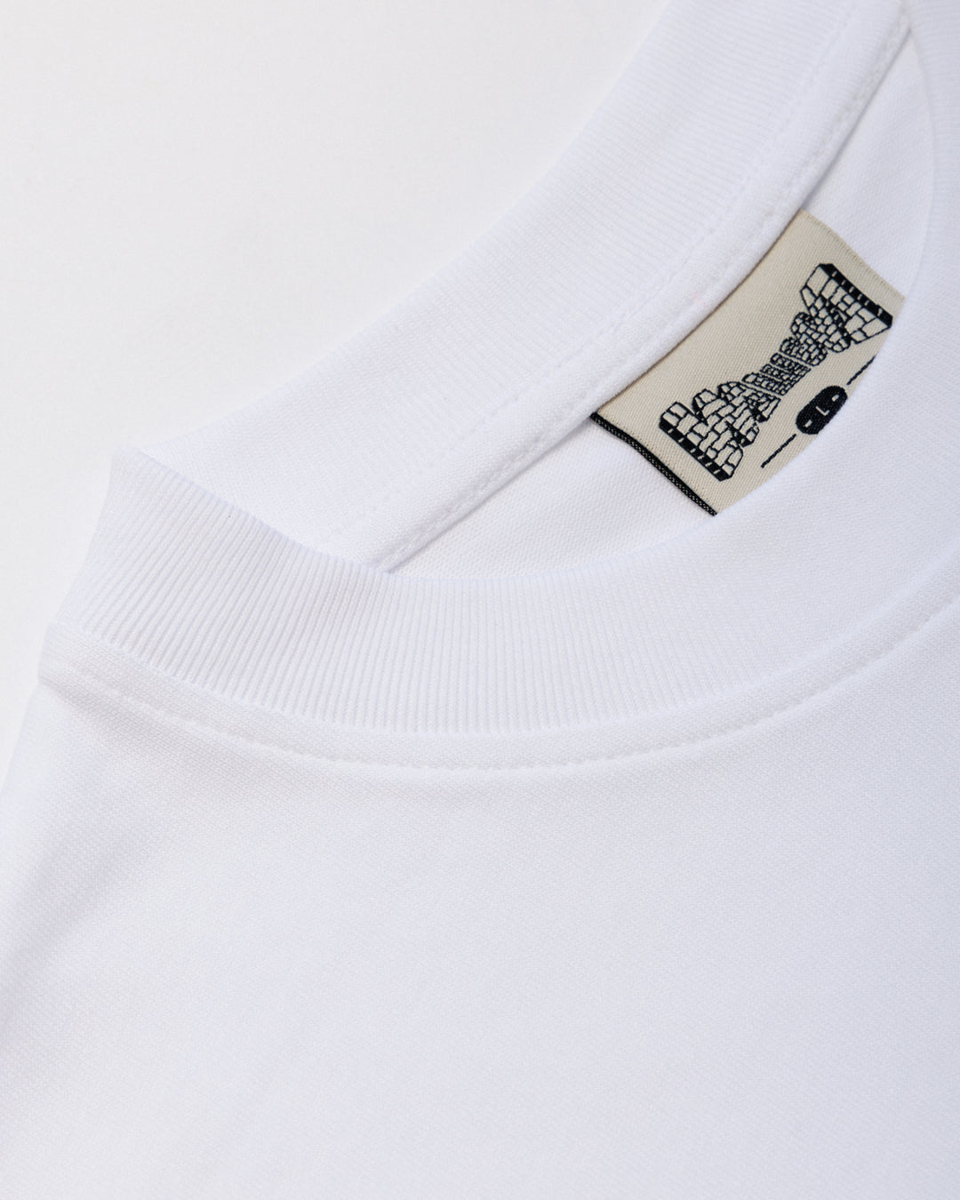Grounded Logo Cropped T-Shirt - White