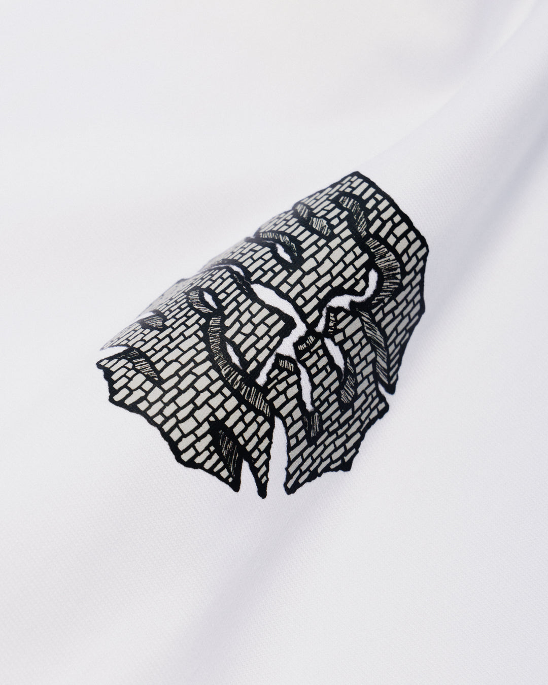 Grounded Logo Cropped T-Shirt - White