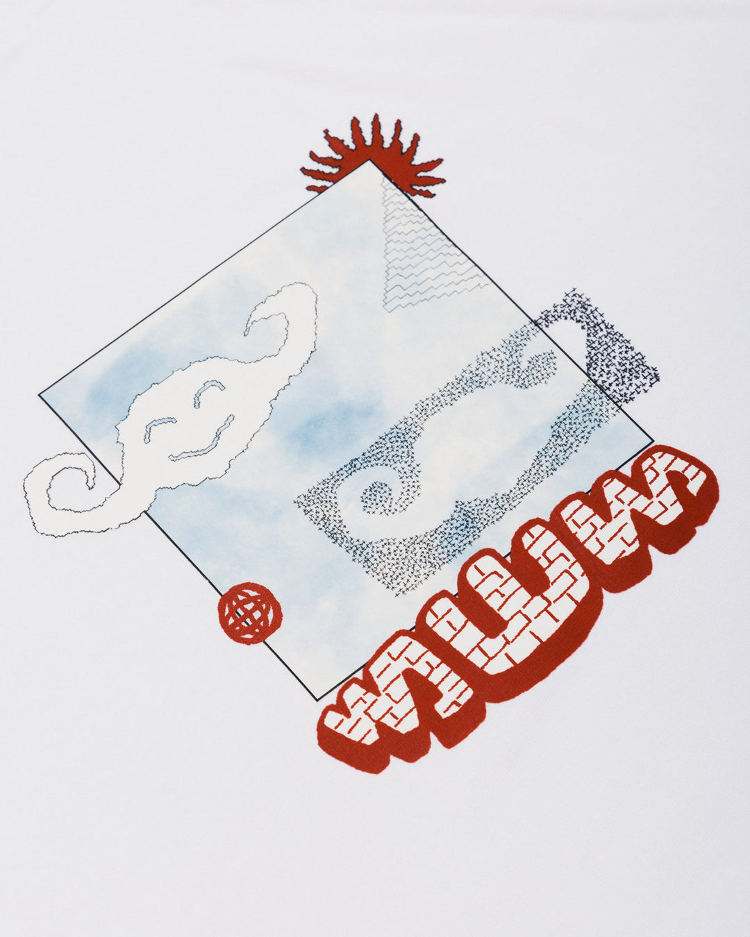 Plume Cropped T-Shirt - White