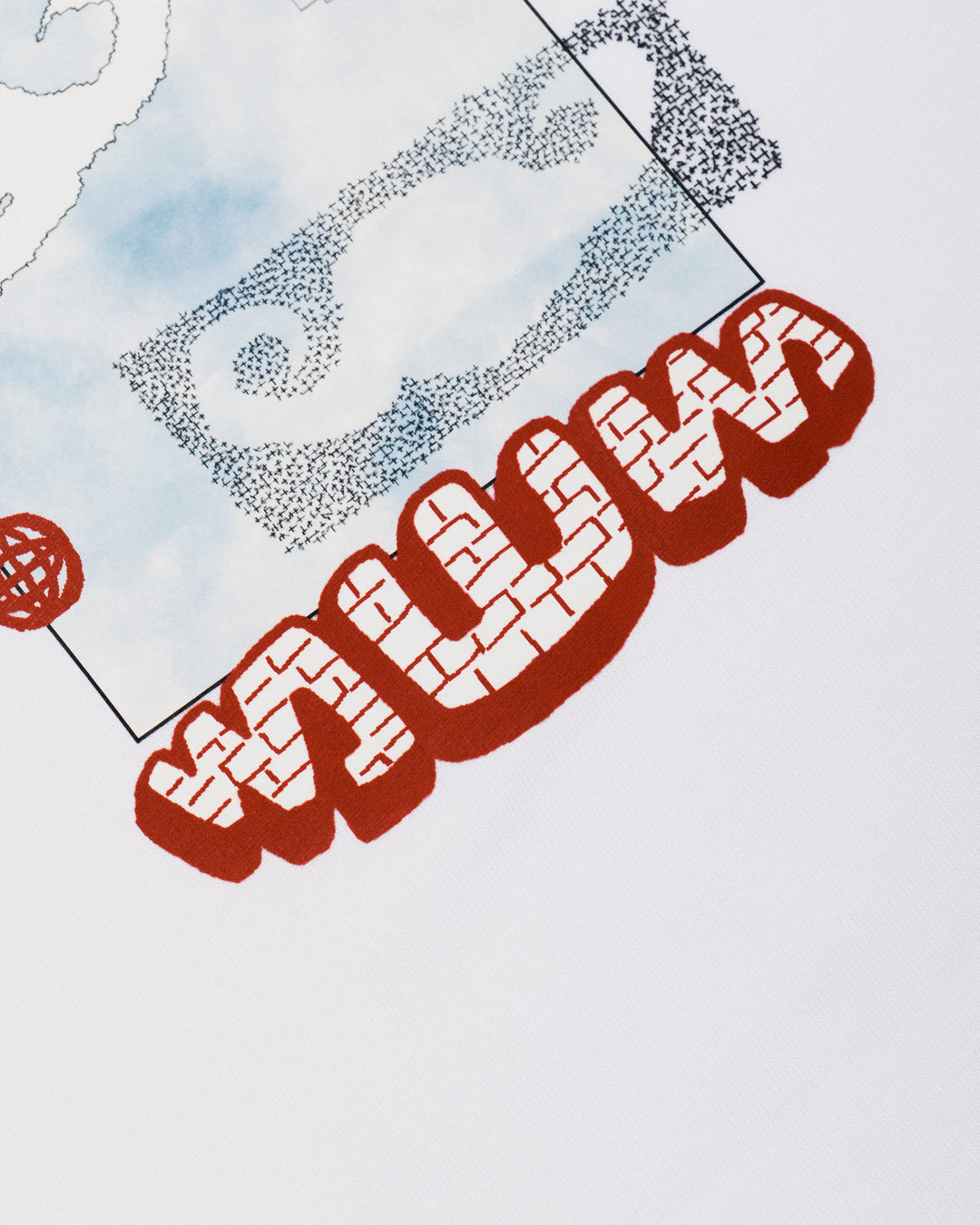 Plume Cropped T-Shirt - White