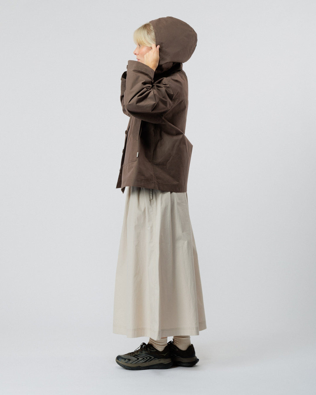 Detachable Hood - Bracken Brown