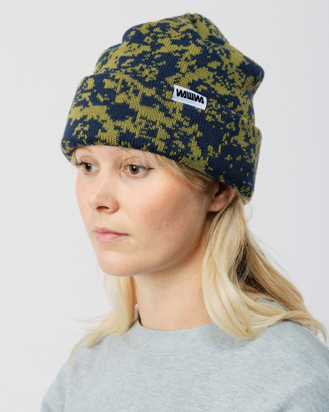 Barley Hat - Khaki & Navy