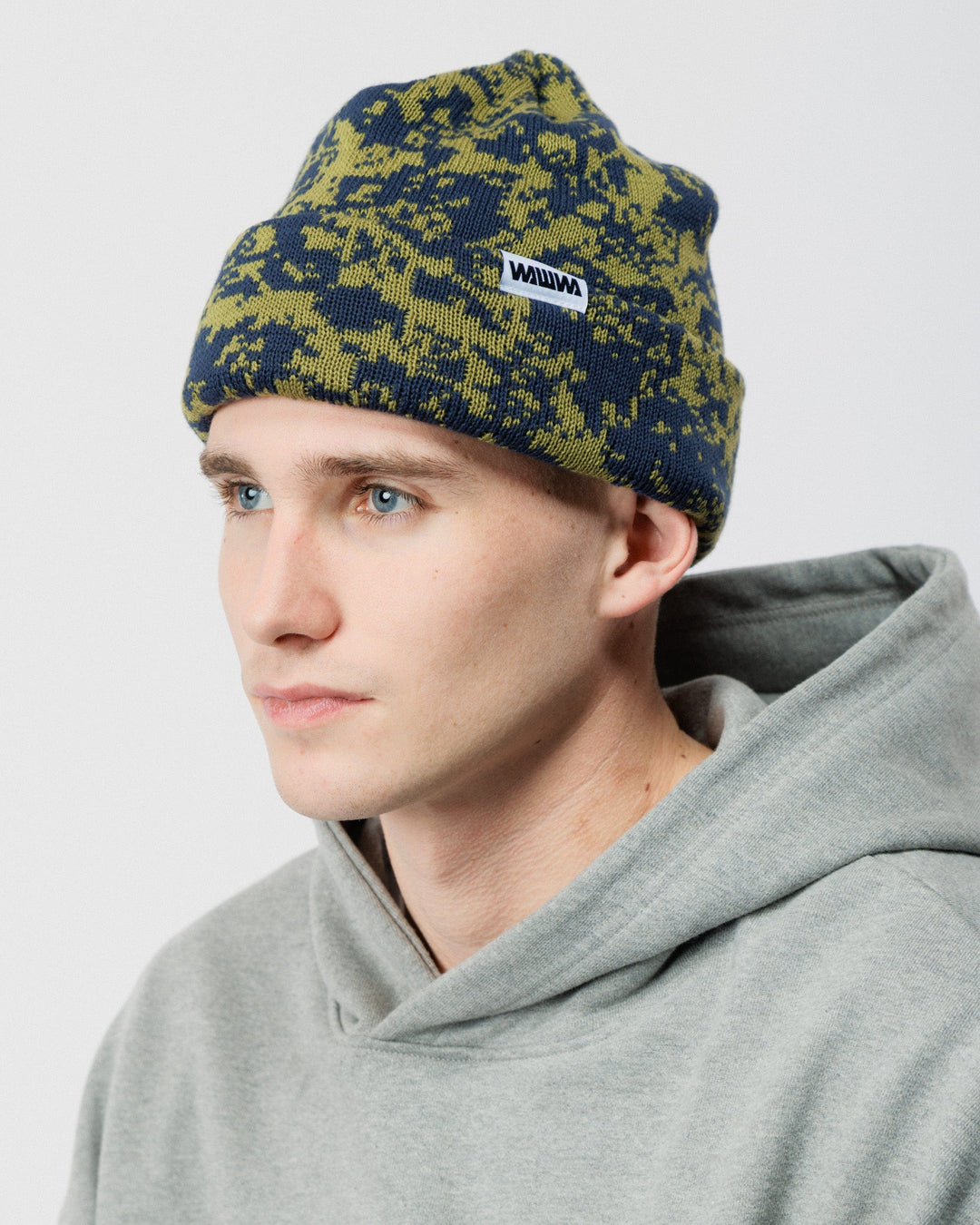 Barley Hat - Khaki & Navy