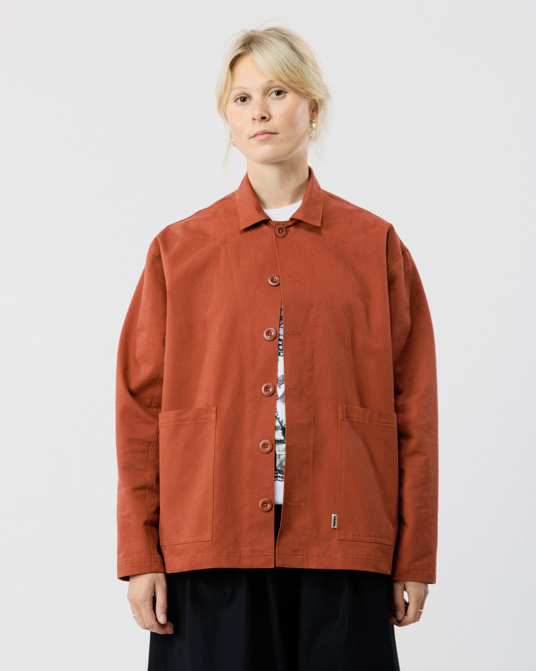 Mill Overshirt - Rust