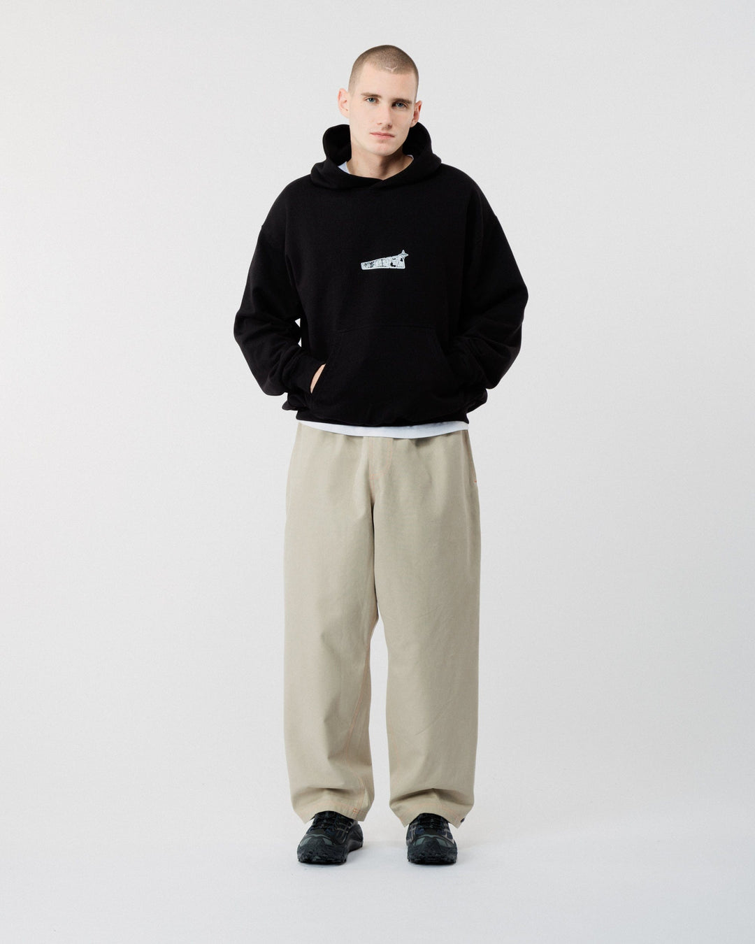 Zama Pant - Stone/Red