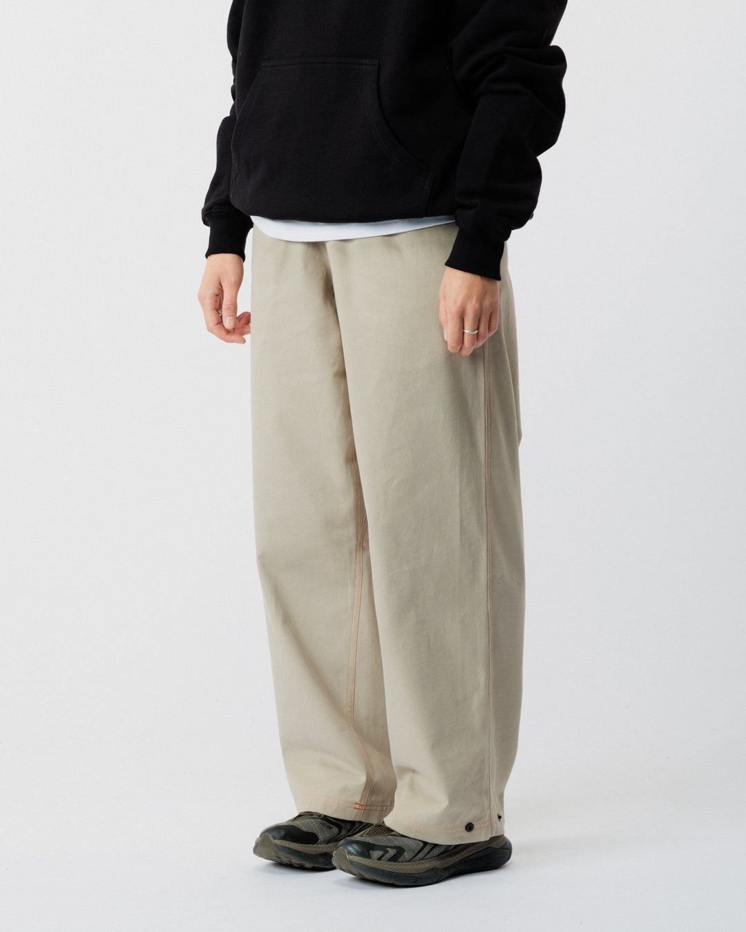 Zama Pant - Stone/Red