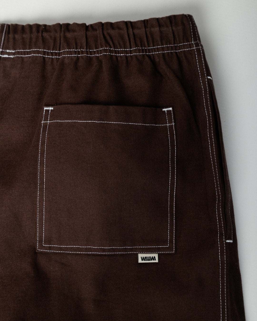 Zama Pant - Brown/White