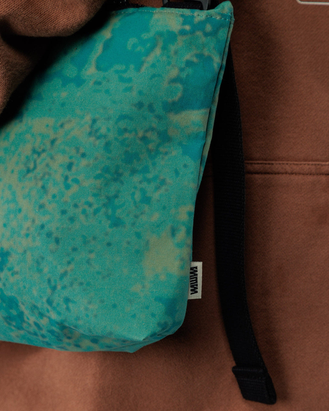 Mini Water Resistant Messenger Bag - Blue Ink