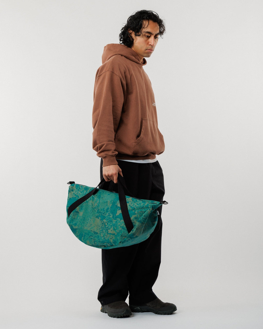Water Resistant Duffle Bag - Blue Ink