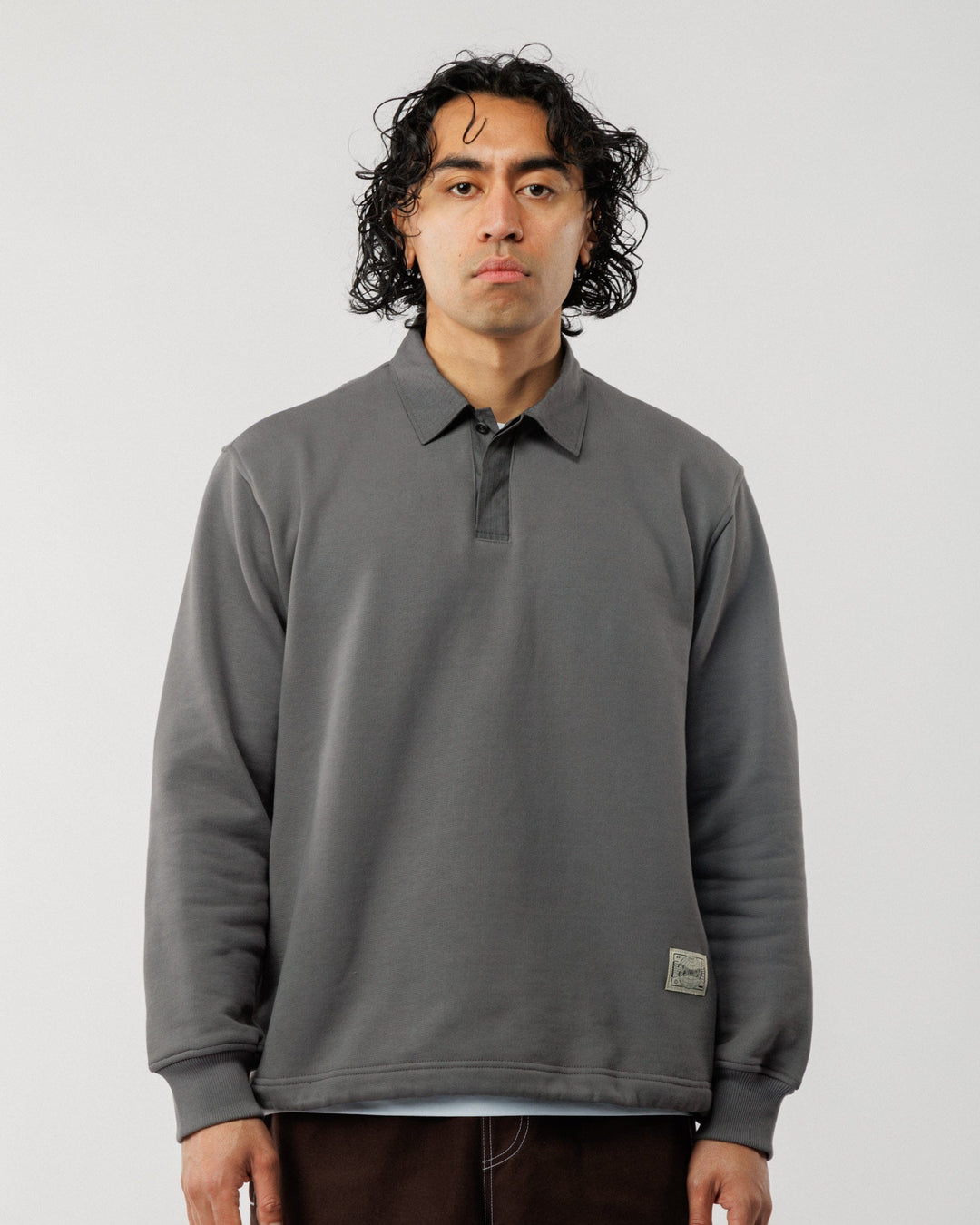 Ellis Rugby Sweatshirt - Slate